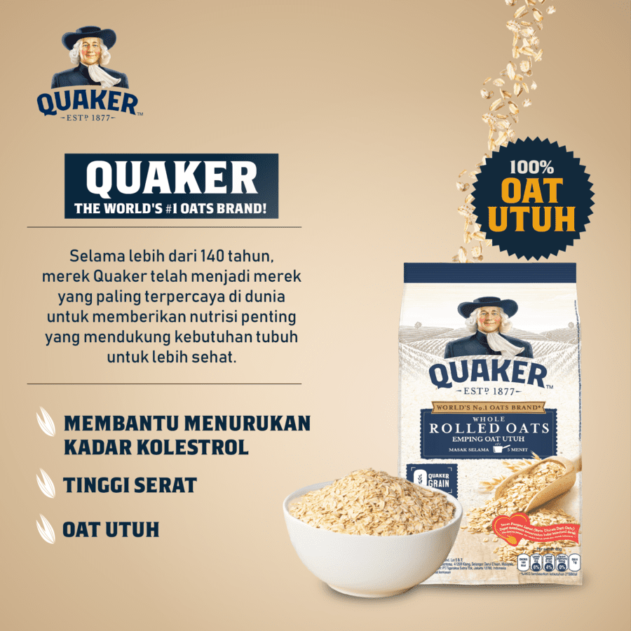 Quaker Rolled Oats 800gram