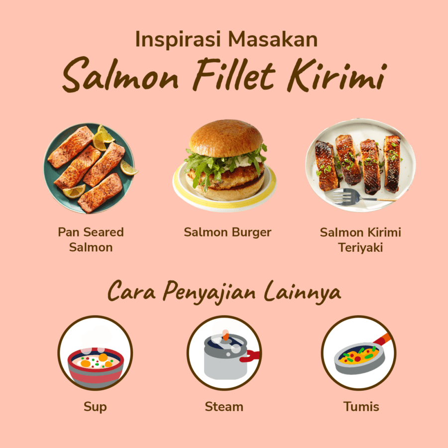 Salmon Fillet Kirimi Astro Farm 300gram