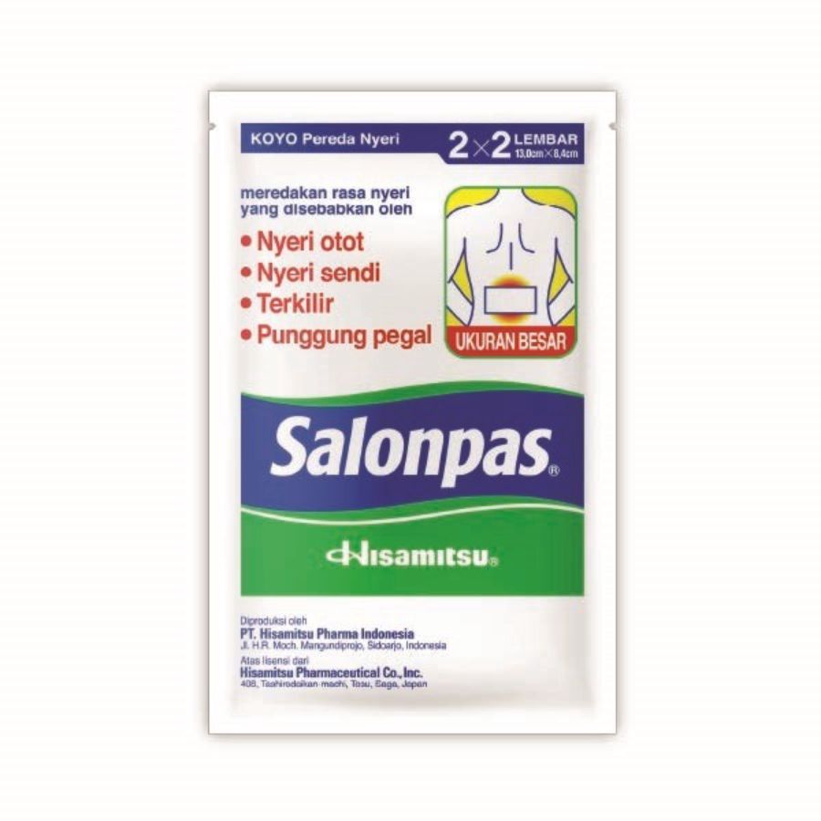 Salonpas Ukuran Besar Koyo Pereda Nyeri Otot 4sheets