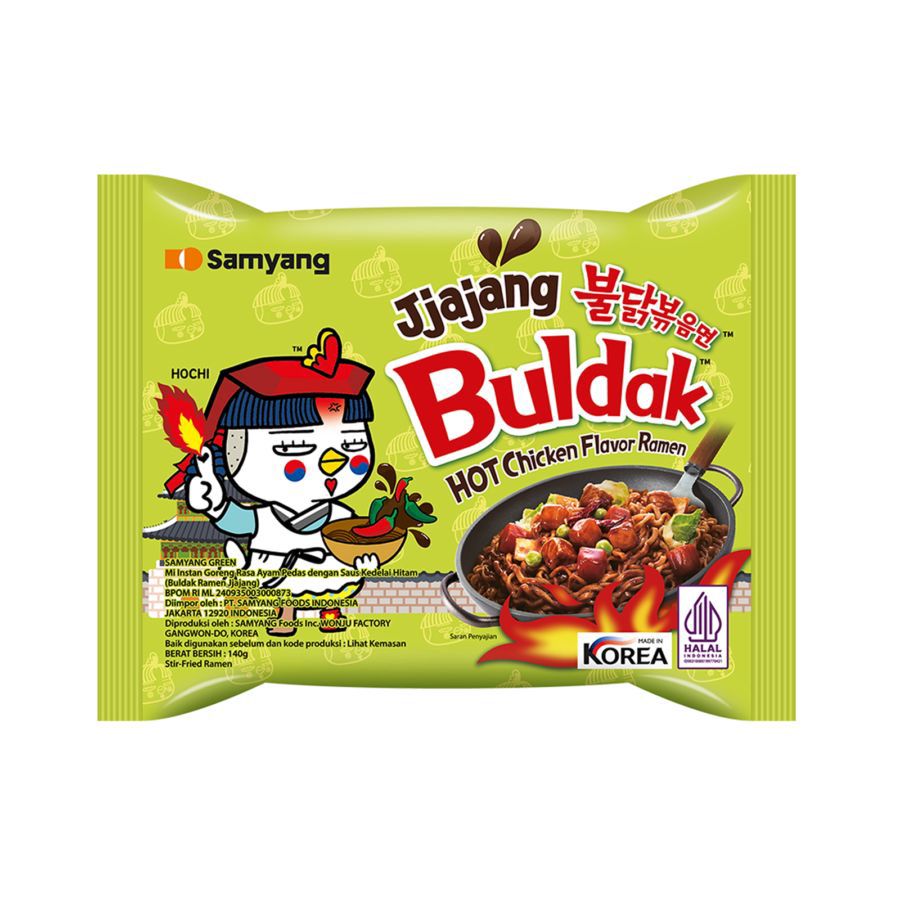 Samyang Hot Chicken Ramen Buldak Jjajang Mie Instan 140gram