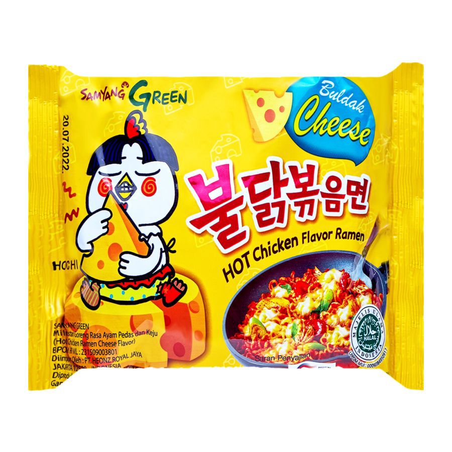 Samyang Hot Chicken Ramen Buldak Cheese Mie Instan 140gram