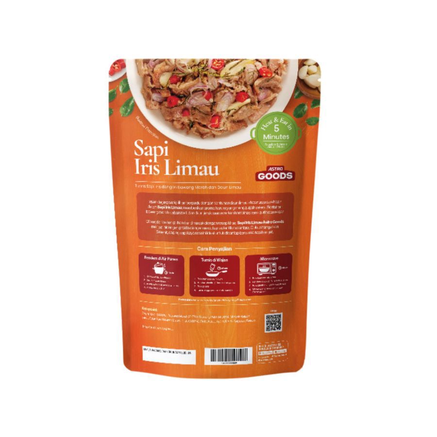 Sapi Iris Limau Astro Goods 180gram