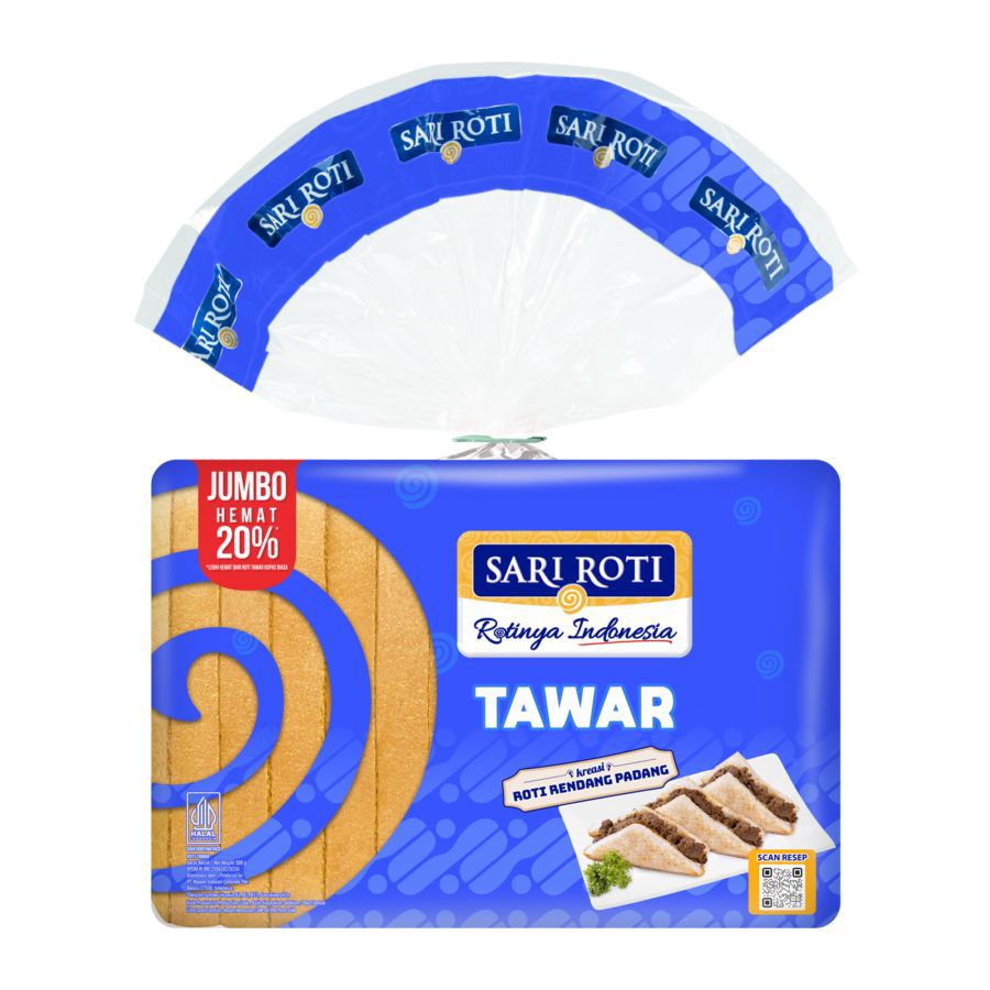 Sari Roti Tawar Jumbo 555gram