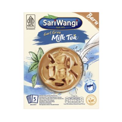 Sariwangi Earl Grey Milk Tea Powder 5 sachet x 110gr