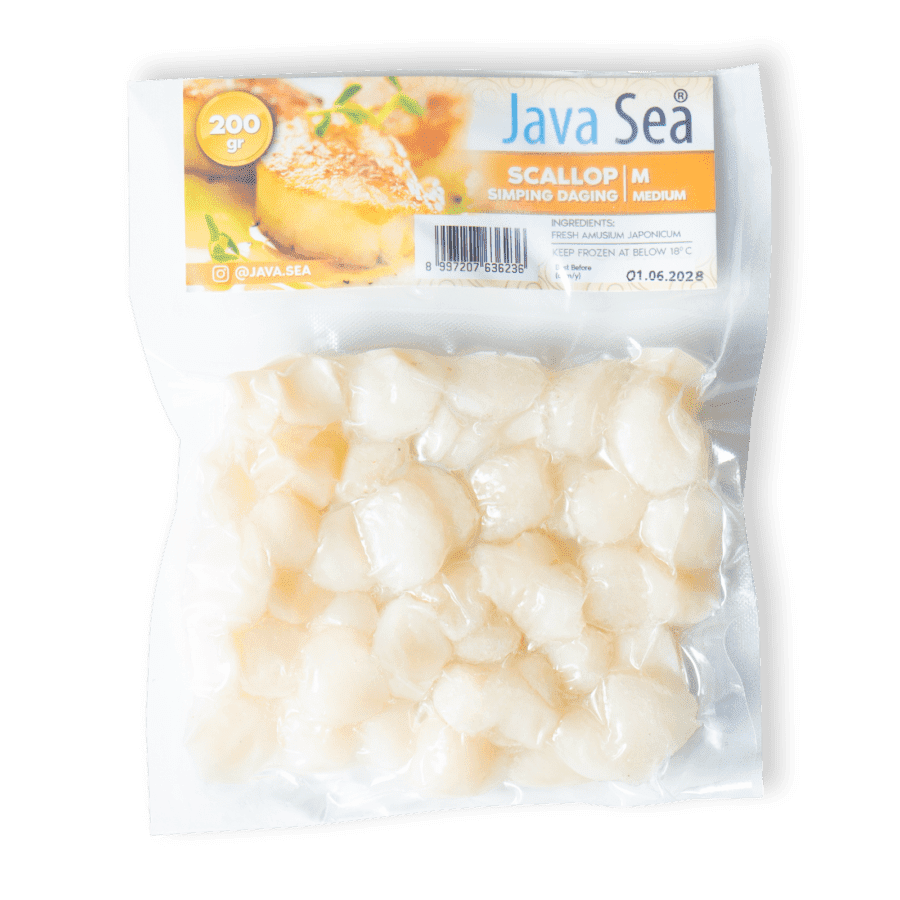 JavaSea Scallop Daging (30 IC) Mixed 200gram 1pcs