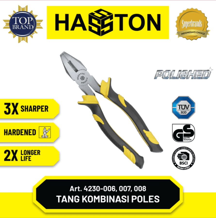 Hasston 4230 6inch Tang Karet Polos