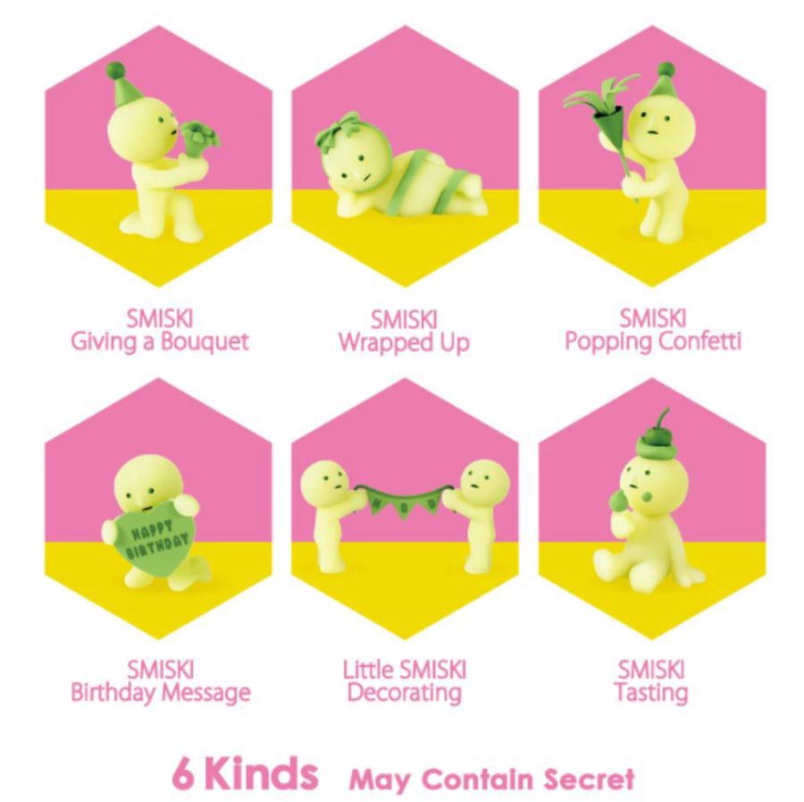 Smiski Birthday Series Blind Box 1pcs