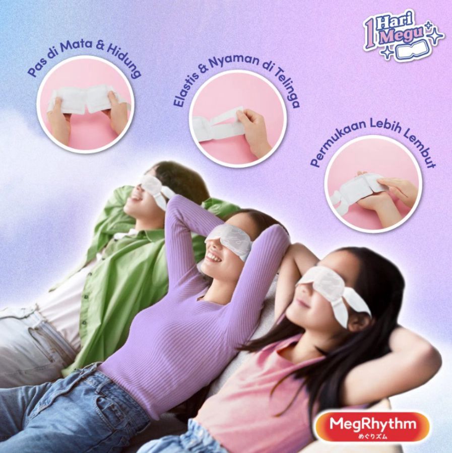 Megrhythm Good Night Steam Patch Lavender Scent 5 pcs 20gram