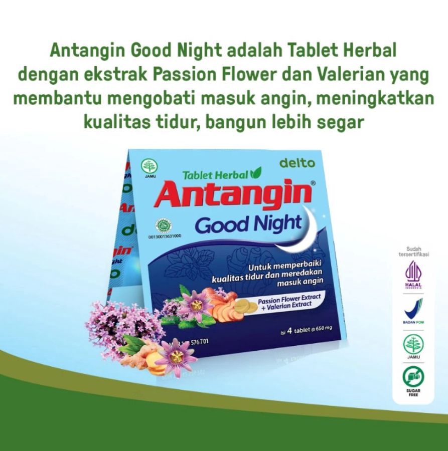 Antangin Good Night Obat Insomnia 4tablet