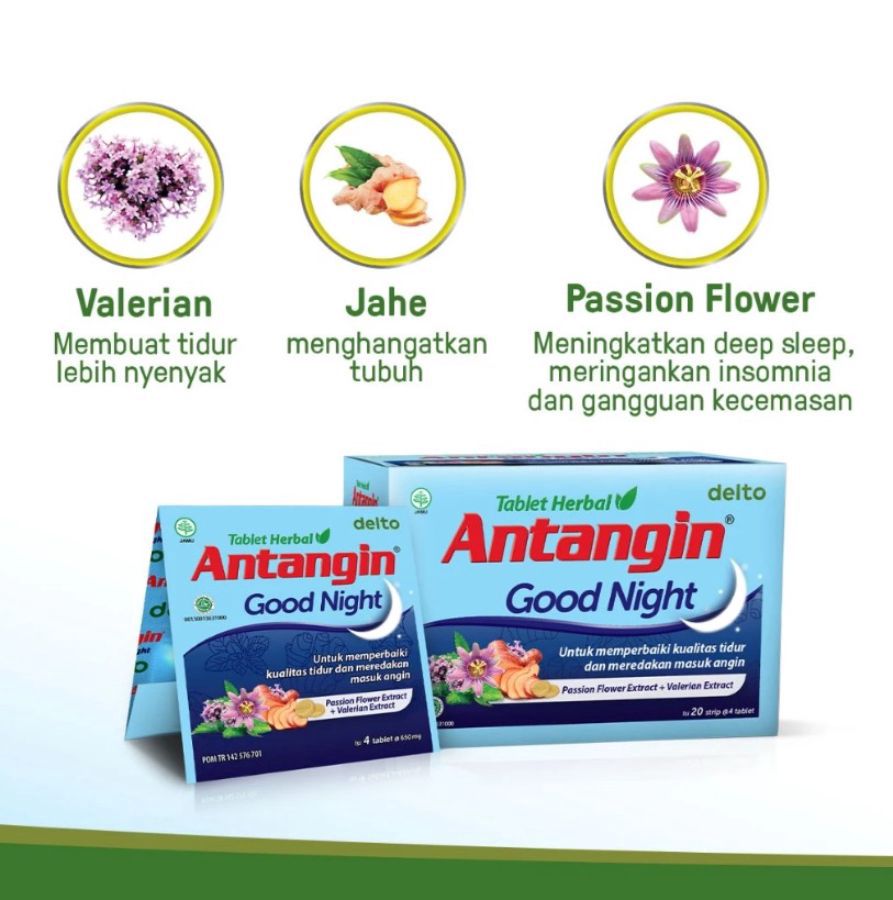 Antangin Good Night Obat Insomnia 4tablet