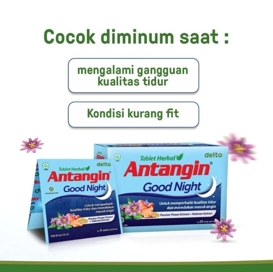 Antangin Good Night Obat Insomnia 4tablet