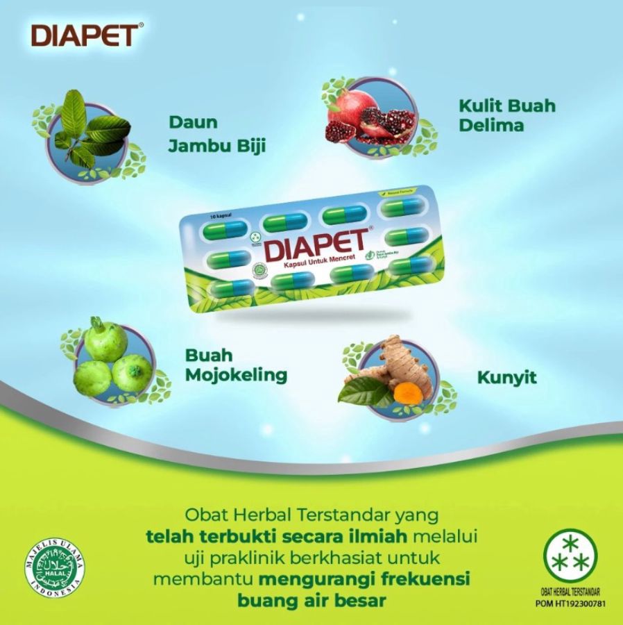 Diapet Obat Diare 10kapsul