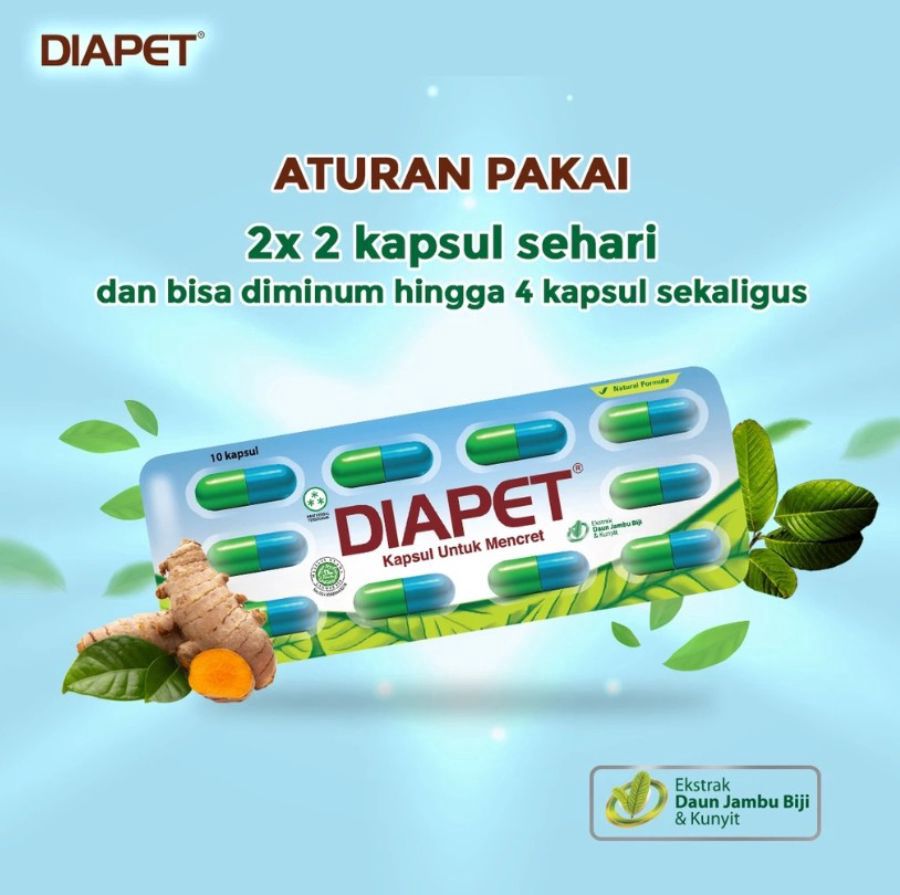 Diapet Obat Diare 10kapsul