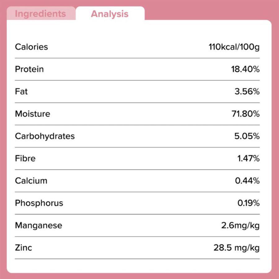 Kin Cooked Dog Food Pork Mix Makanan Anjing 500gram