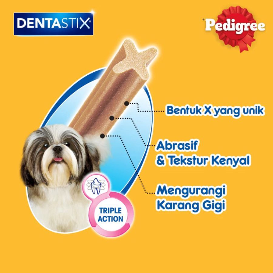 Pedigree Dentastix Small Original Snack Anjing 105gram