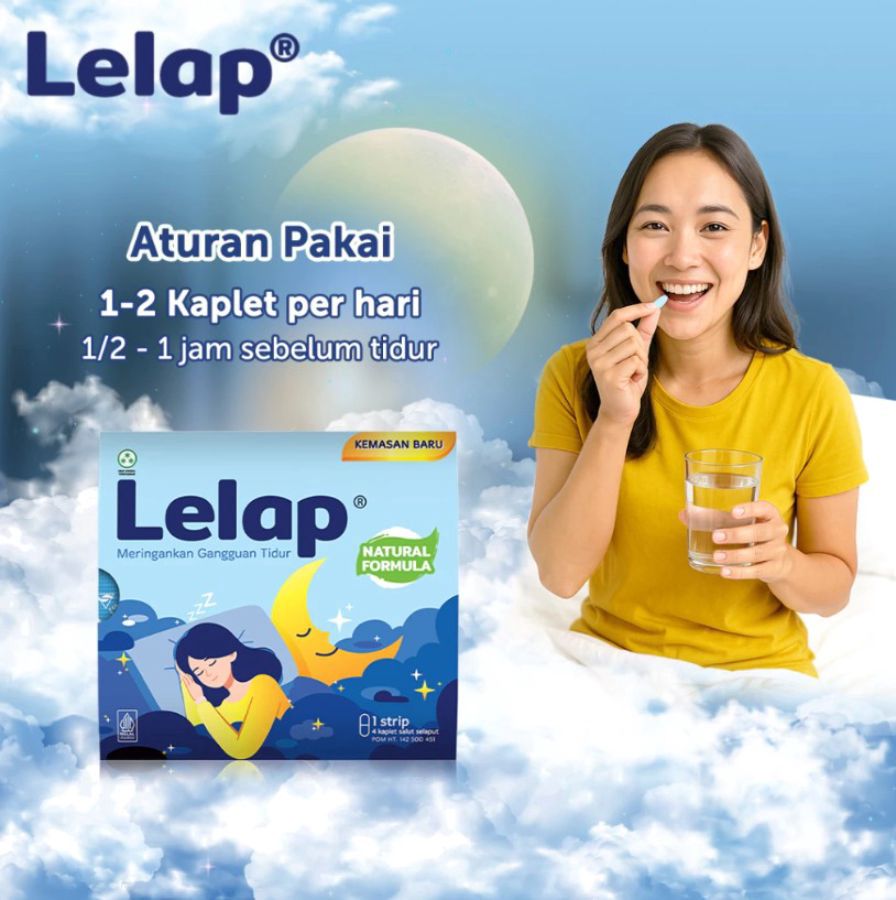 Lelap Obat Untuk Gangguan Tidur Strip 1strip