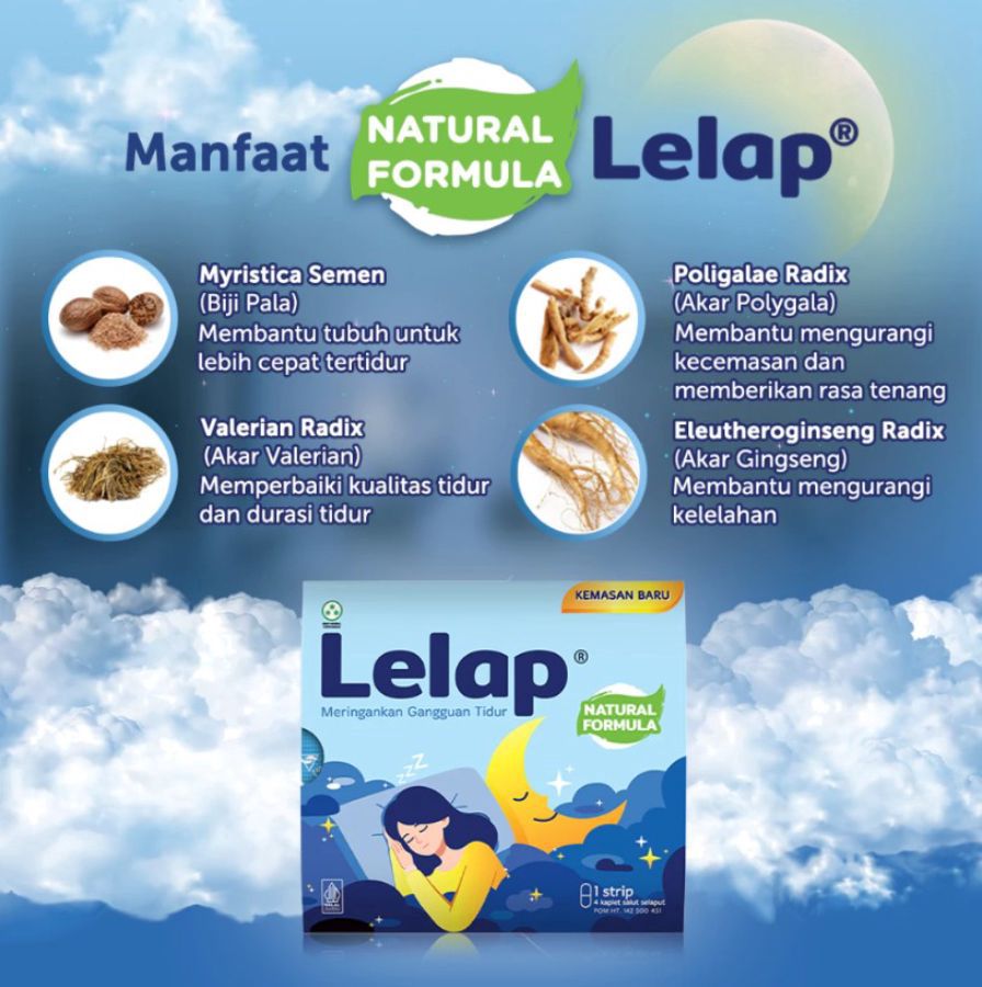 Lelap Obat Untuk Gangguan Tidur Strip 1strip