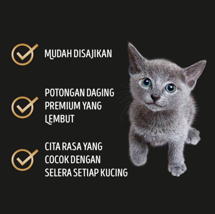 Sheba Chicken Kitten Makanan Kucing Basah Pouch 70gram