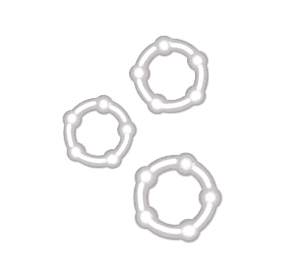 Vivo Stay Hard Original Silicon Beaded Stamina Rings 1pcs