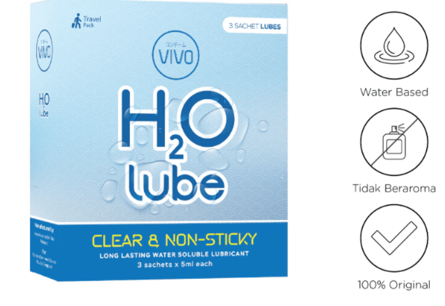 VIVO H20 Lube Kondom Pria 3sachets