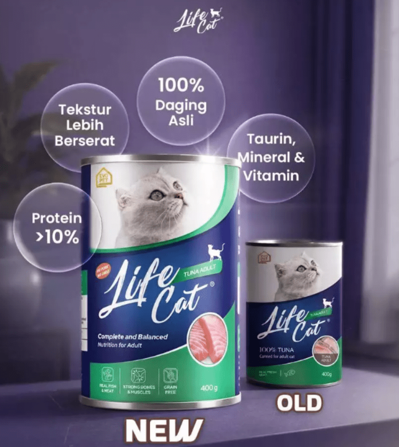 Life Cat Tuna Adult Makanan Kucing Kaleng 400gram