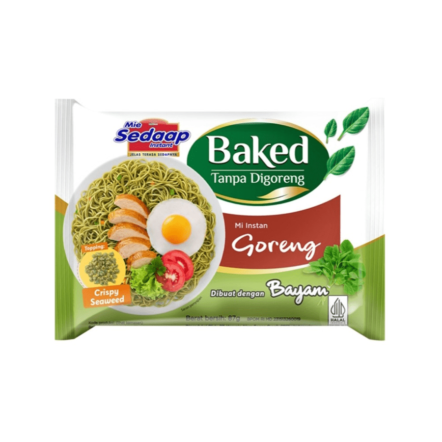 Mie Sedaap Baked Goreng Mie Instan 87gram