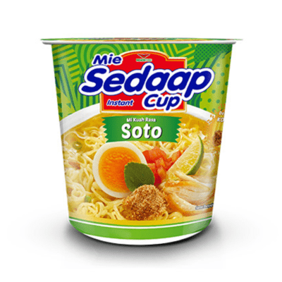 Mie Sedaap Kuah Soto Mie Instan Cup