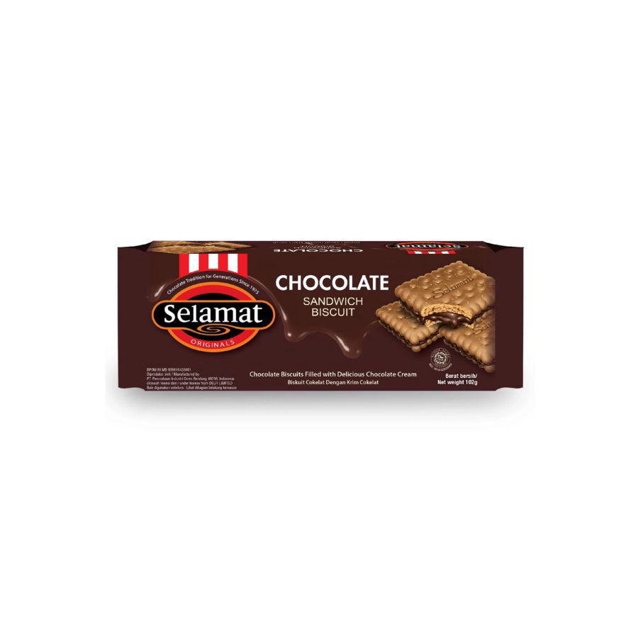 Selamat Chocolate Sandwich Biscuit 80gram