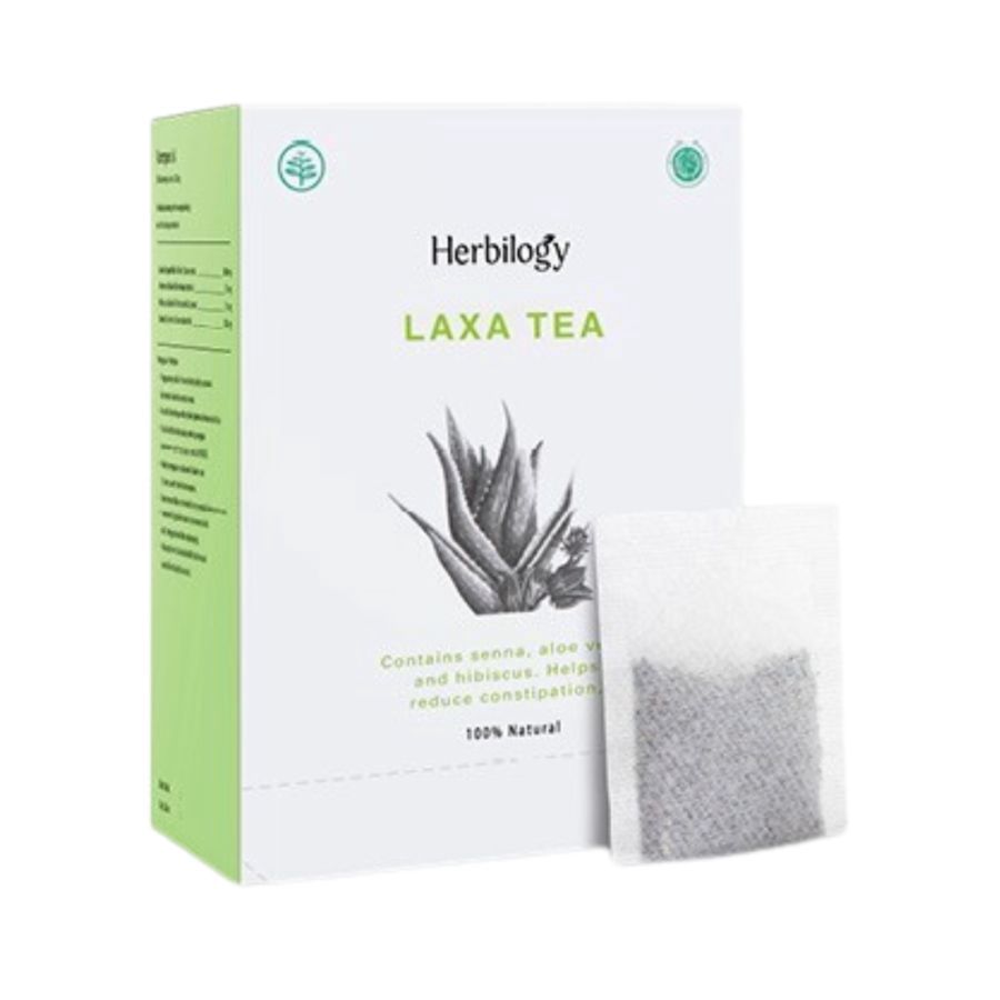 Herbilogy Laxa Tea Suplemen Pencernaan 1box
