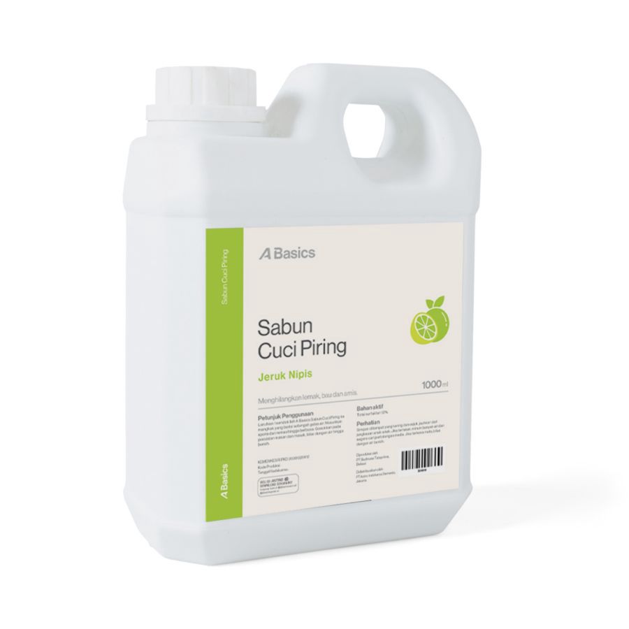 Sabun Pencuci Piring Jeruk Nipis A Basics 1000ml