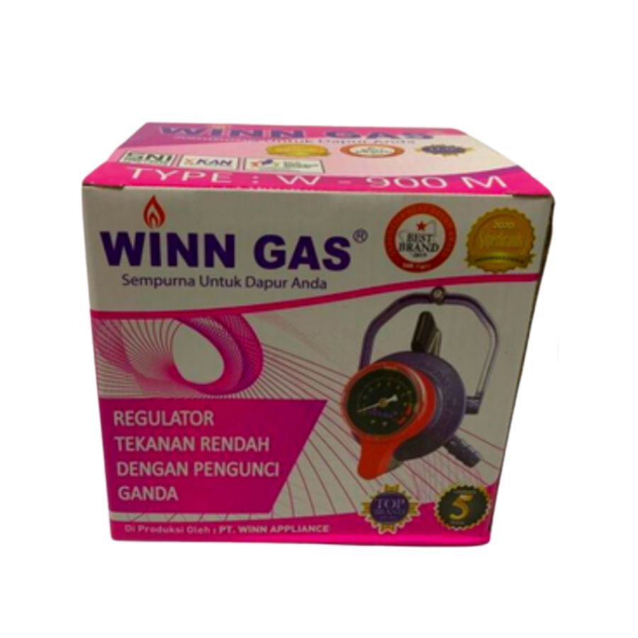 Winn Gas W900M Double Lock Regulator Kompor Gas 1pcs