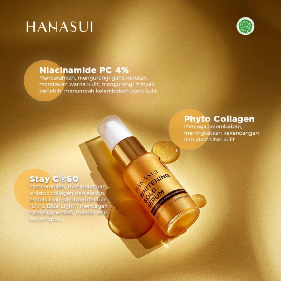 Hanasui Whitening Gold Serum