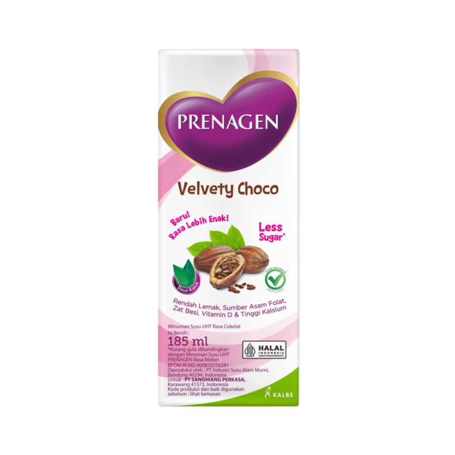 Prenagen Velvety Choco Susu UHT Ibu Hamil 185ml