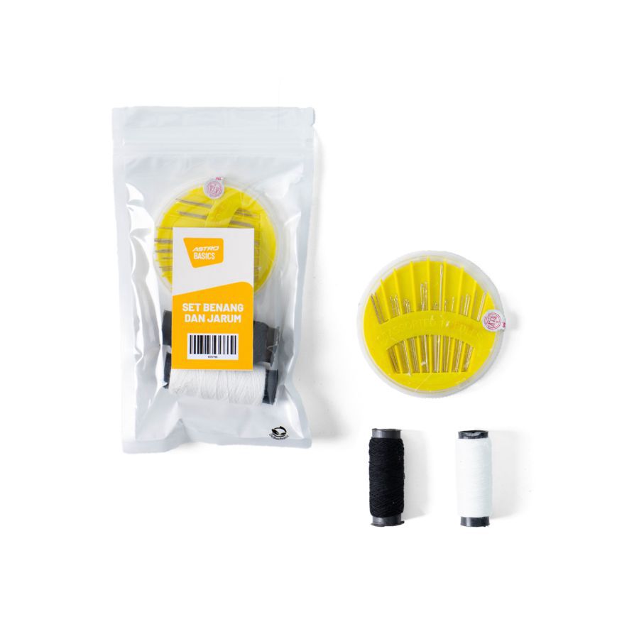 Set Benang dan Jarum Jahit A Basics 1pack