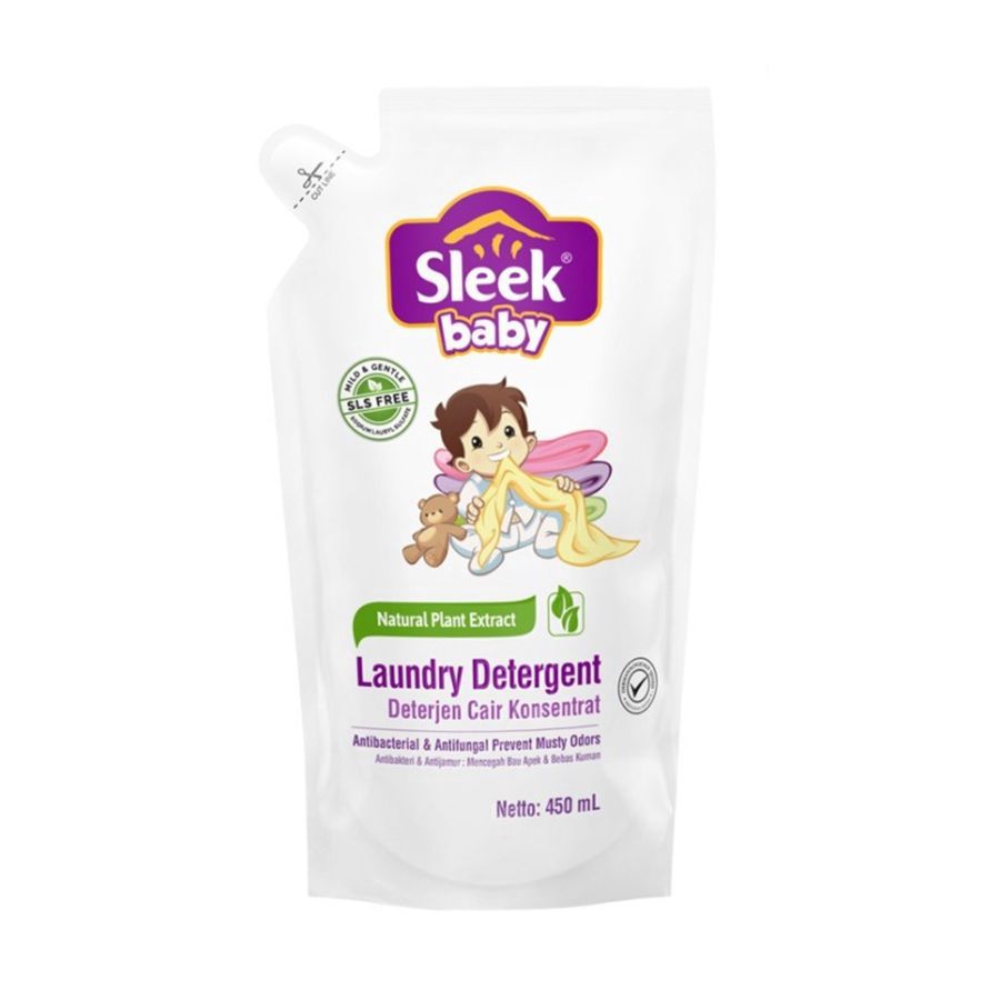 Sleek Baby Laundry Deterjen Bayi Pouch 450ml