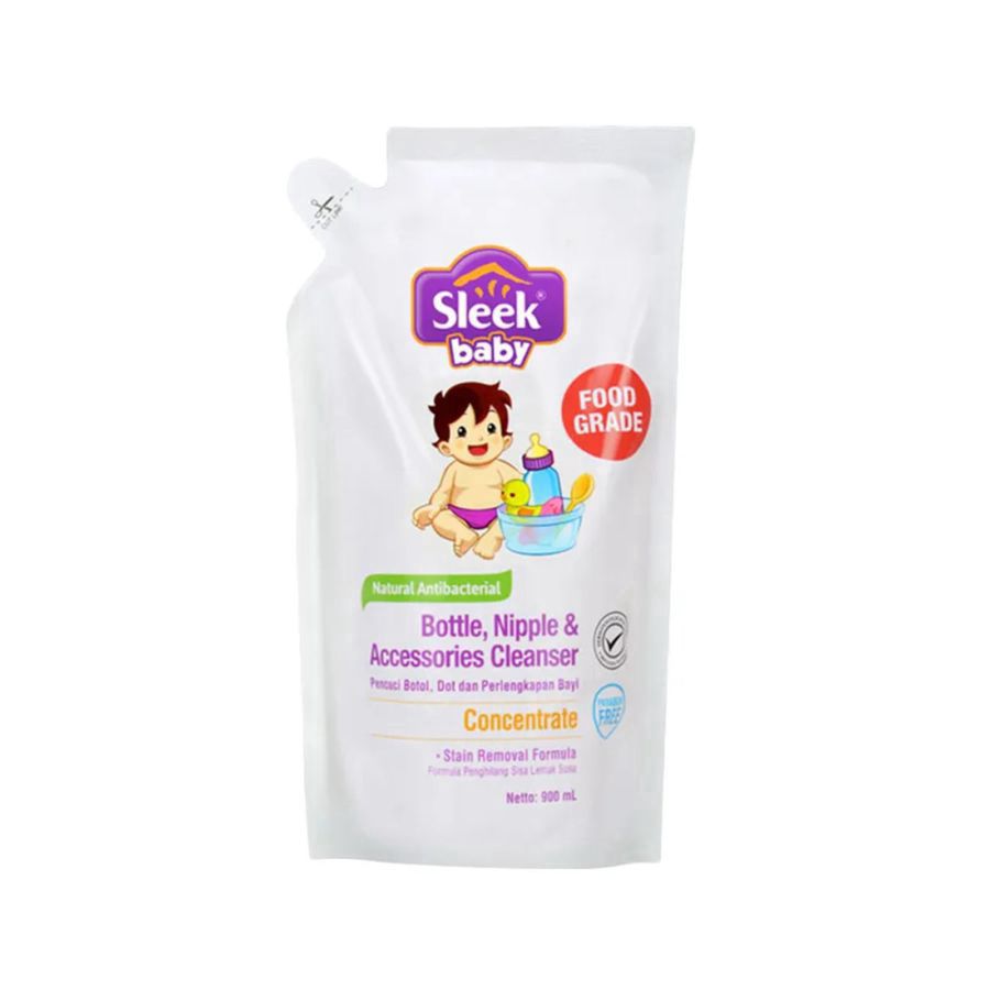 Sleek Baby Bottle, Nipple & Accessoris Cleaner Pembersih Aksesoris Bayi 900ml