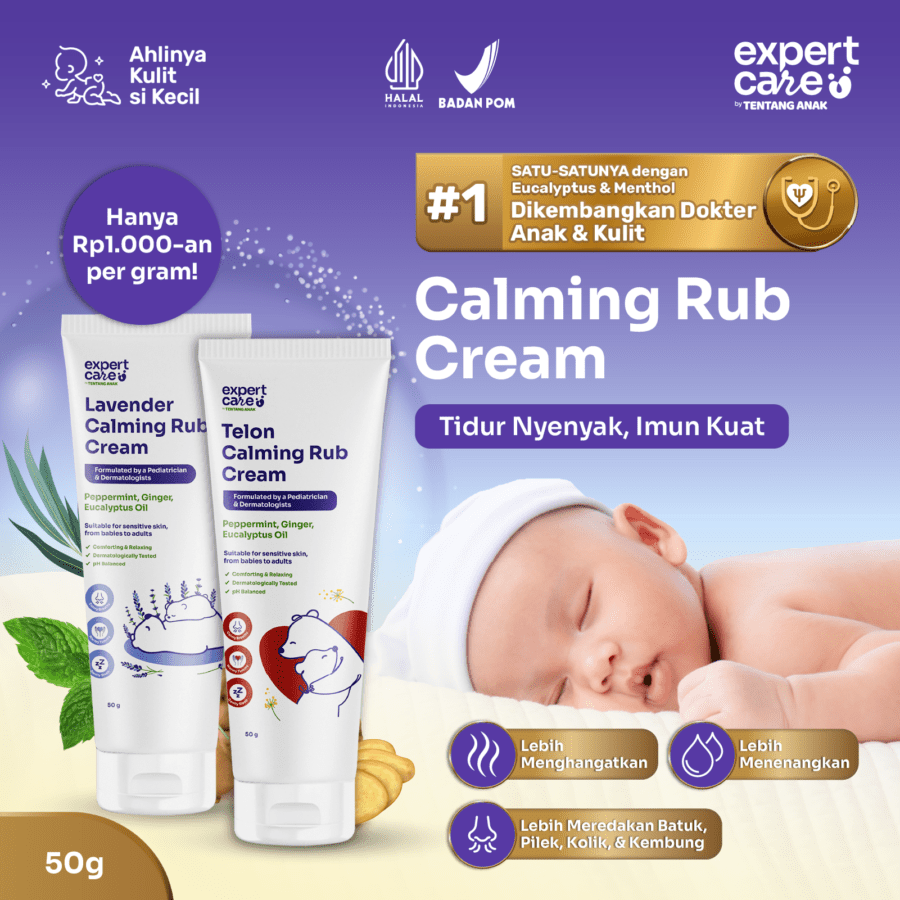 Expert Care Telon Calming Rub Cream Perawatan Bayi 50gram