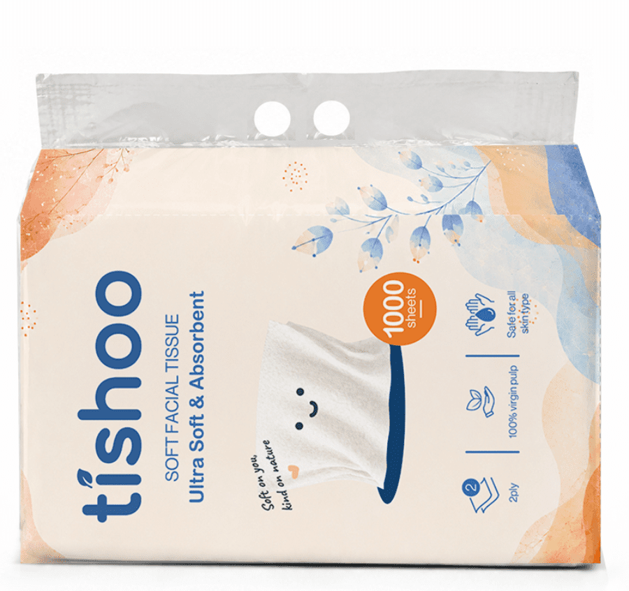 Tisu Wajah Soft Facial Tissue Tishoo