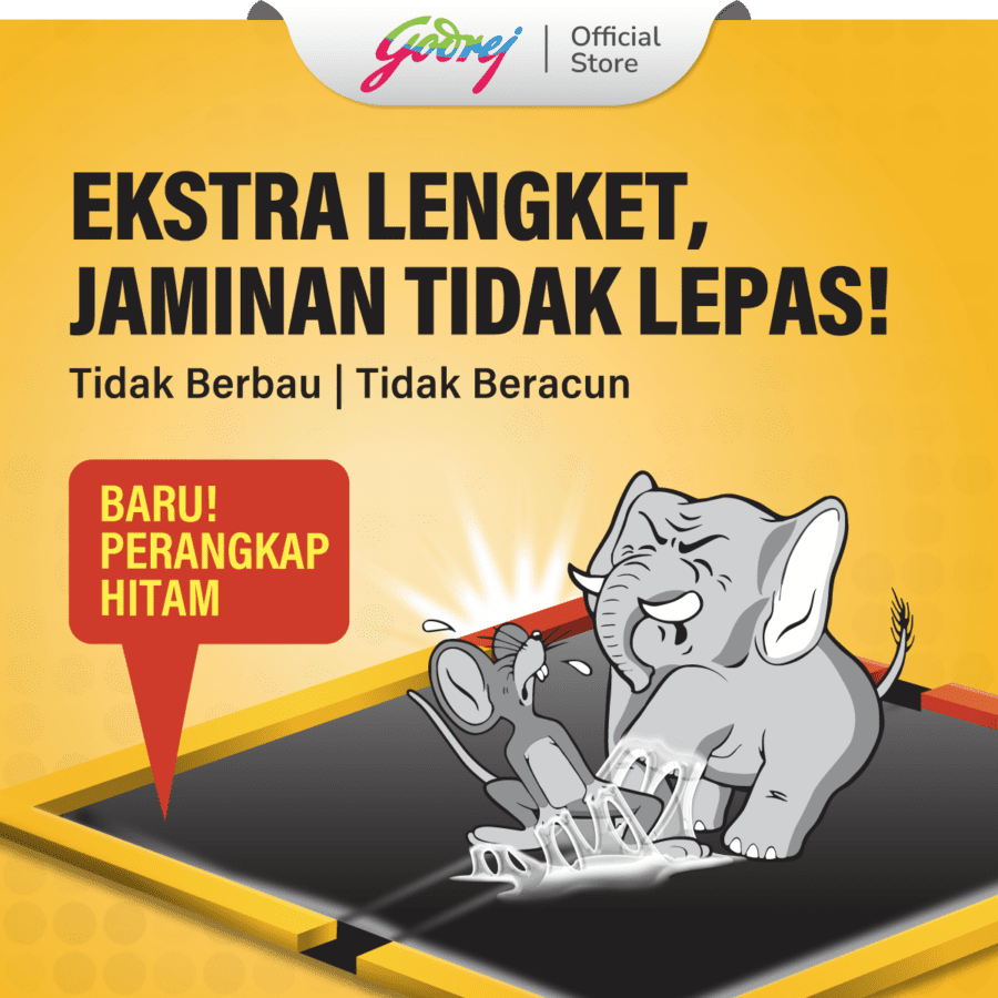 Cap Gajah Lem Perangkap Tikus 1pcs
