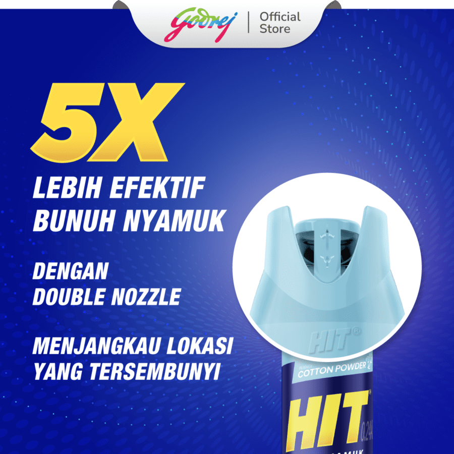 Hit Aerosol Cotton Powder Pembasmi Serangga 750ml