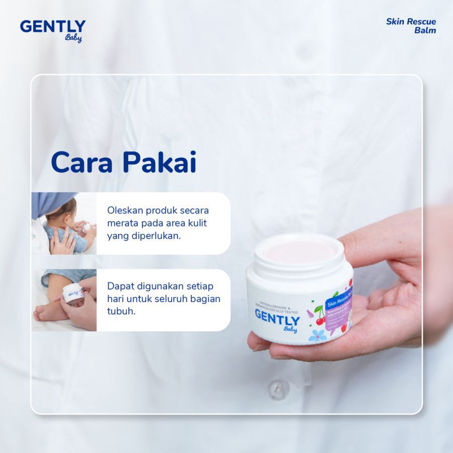 Gently Baby Skin Rescue Baby Balm 14gram