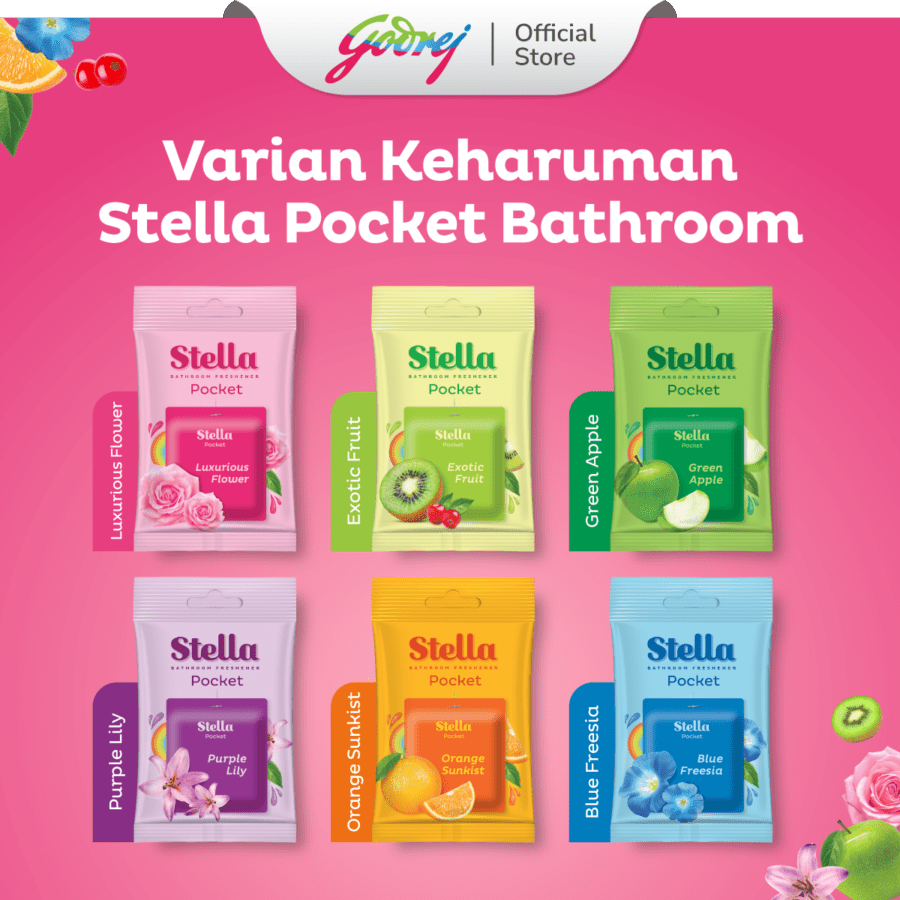 Stella Pocket Bathroom Luxurious Flower Pengharum Kamar Mandi 10gram