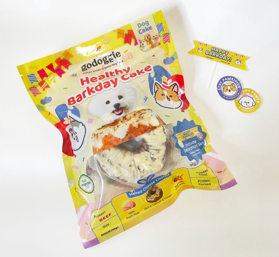 Godoggie Healthy Beef Barkday Cake 350gram