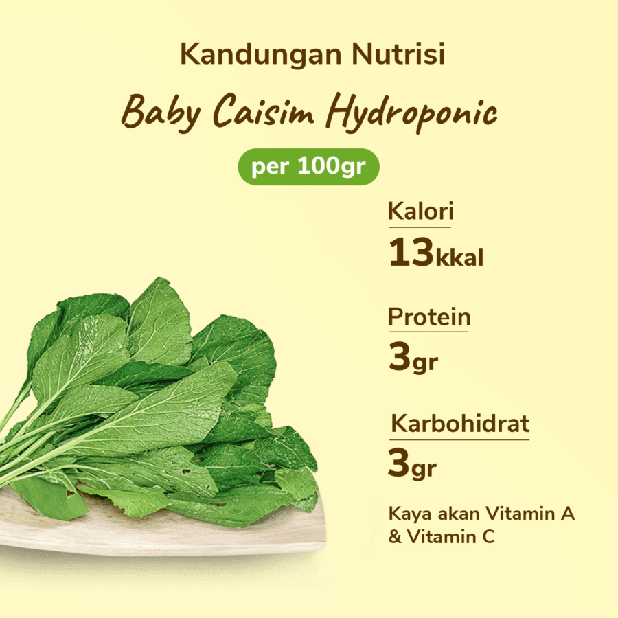 Baby Sawi Hijau Hydroponic Astro Farm 200gram