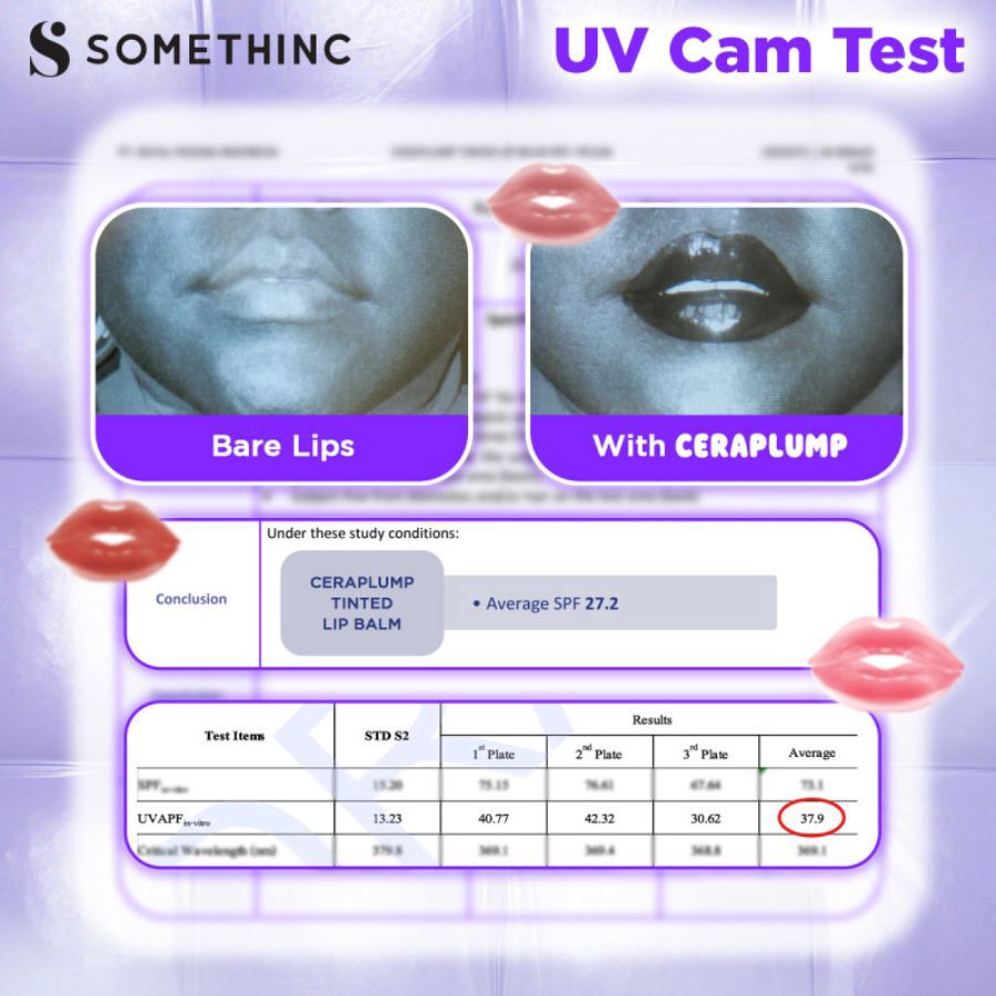 Somethinc Ceraplum Tinted 12 Coquette SPF25 PA Lip Balm 20gram