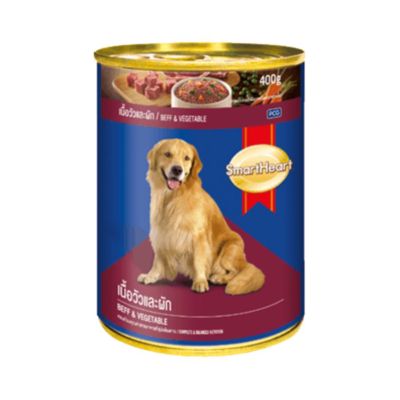 SmartHeart Adult Beef & Vegetable Makanan Anjing Basah Kaleng