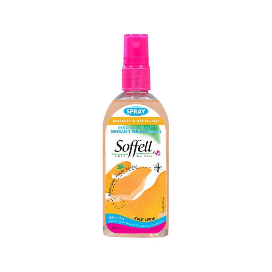 Soffell Kulit Jeruk Mosquito Repellent Spray 80ml