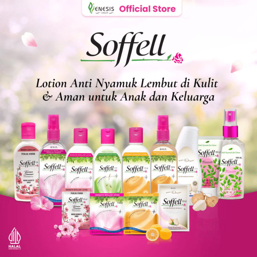 Soffell Kulit Jeruk Lotion Anti Nyamuk 60gram