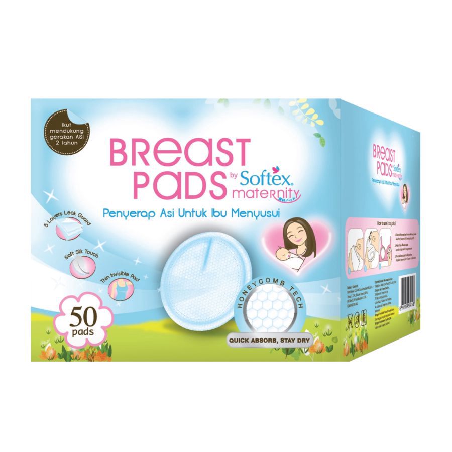 Softex Breast Pads Bantalan Menyusui 50pads