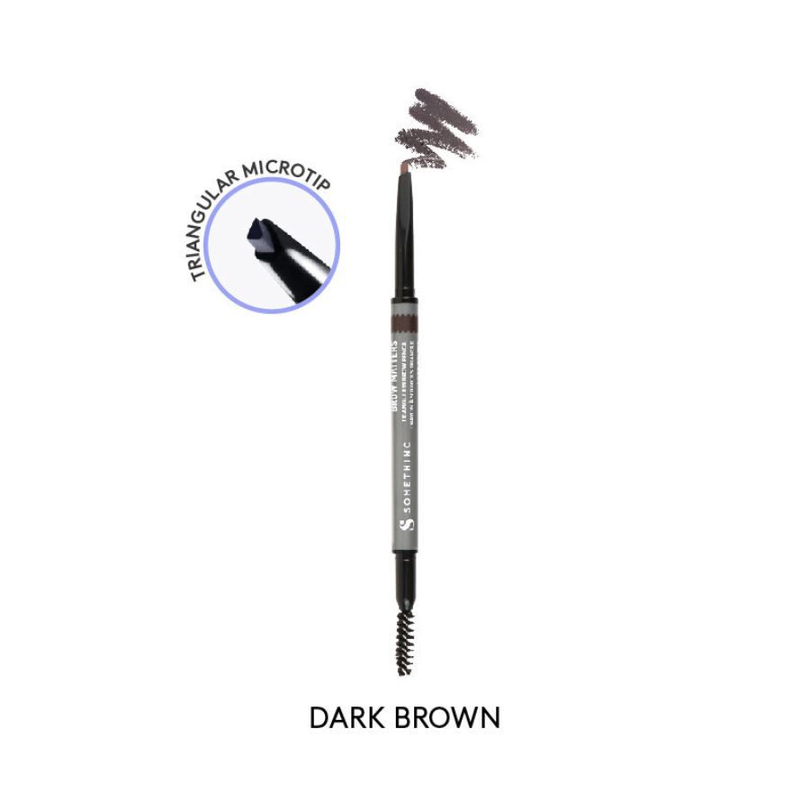 Somethinc Brow Matters Triangle Dark Brown Eyebrow Pencil